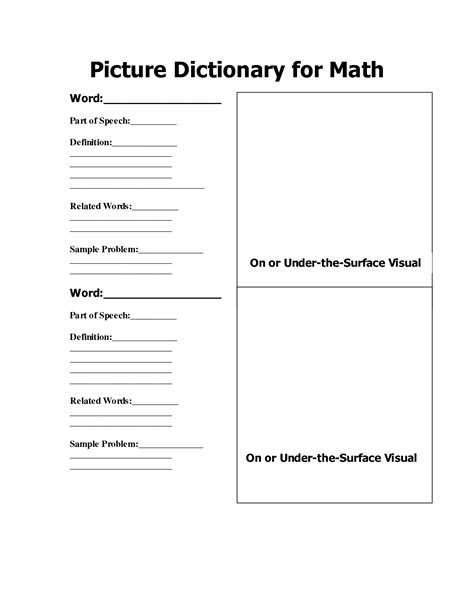 8 Best Images Of Free Printable Dictionary Template Free Printable