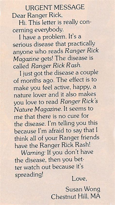 Funniest Moments In Dear Ranger Rick History The National Wildlife