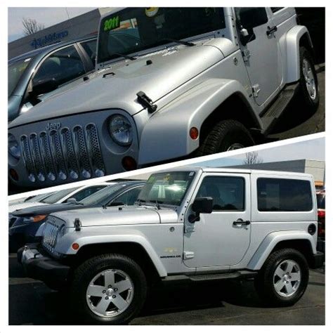 Silver 2011 Jeep Wrangler Sahara hard top 2 door | Jeep ...