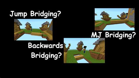 The Fastest Common Bridging Method On Bedrock Youtube