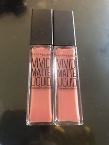 Pc Maybelline Vivid Matte Liquid Lipstick Nude Flush Hot Sex