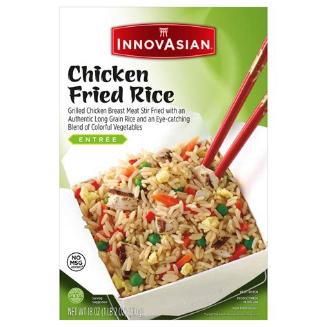 Innovasian Chicken Fried Rice Frozen Asian Meal 18 Oz