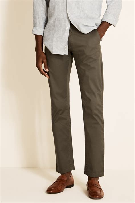 Tailored Fit Moss Stretch Chino