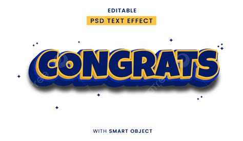 Felicidades Efecto 3d Png Texto Efecto Felicitaciones Png Y Psd