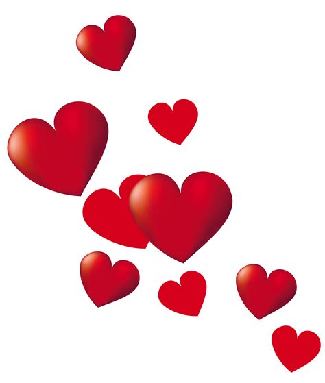 Valentine Hearts Square Png E Psd Fundo Para Dia Dos
