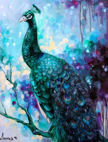 Your painted peacock stock images are ready. Peacock Paintings for Sale - Art in Bulk