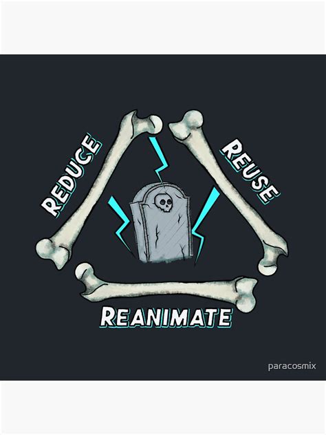 Reduce Reuse Reanimate Sticker For Sale By Paracosmix Redbubble