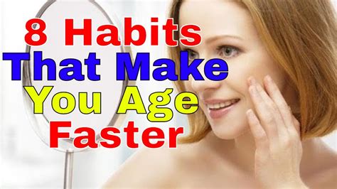8 habits that make you age faster and how to fix it youtube