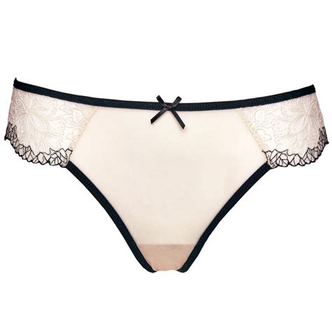 sheer mesh thong panties gorteks dione cream 2102 lavinia lingerie