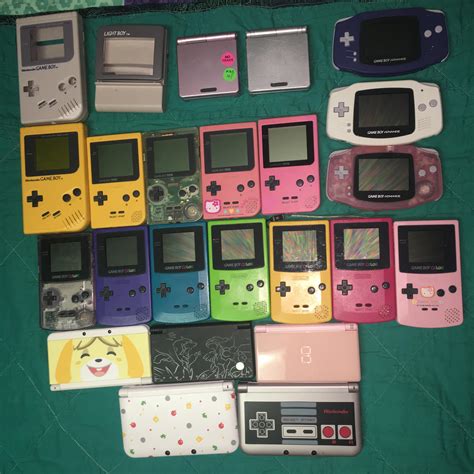 My Nintendo Handheld Console Collection Thus Far Rgameboy