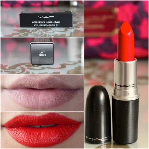 Review son mac lady danger matte. REVIEW: MAC Lady Danger Lipstick | Obsessed By Beauty