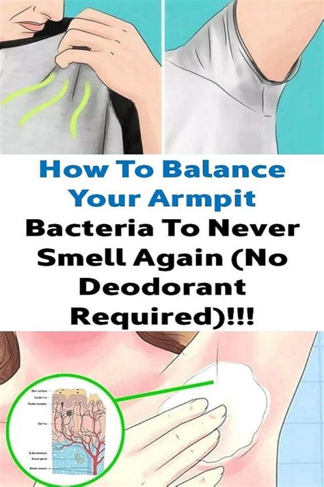 How To Balance Your Armpit Bacteria To Never Smell Again No Deodorant