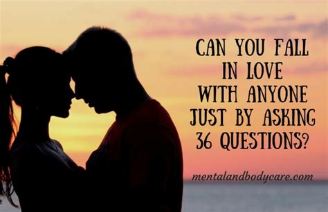 Can You Fall In Love With Anyone By Asking 36 Questions