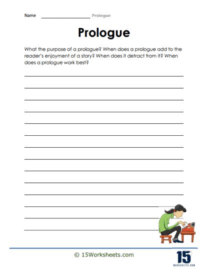 Prologue Worksheets 15