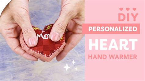 Diy Personalized ️heart ️ Hand Warmers Youtube