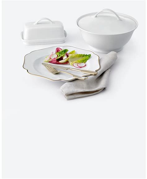 Martha Stewart Collection Baroque 12 Pc Dinnerware Set Service For 4