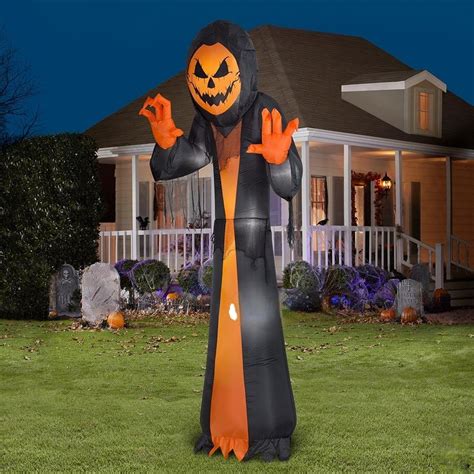 12 Lightshow Short Circuit Halloween Spooky Reaper By Gemmy