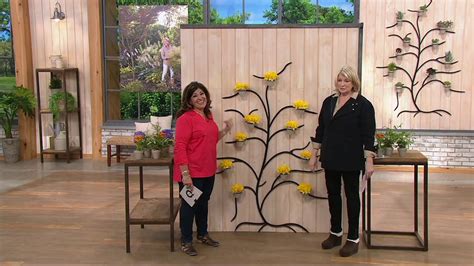 Check spelling or type a new query. Martha Stewart 71" Metal Tree Wall Decor with Flower Pots ...
