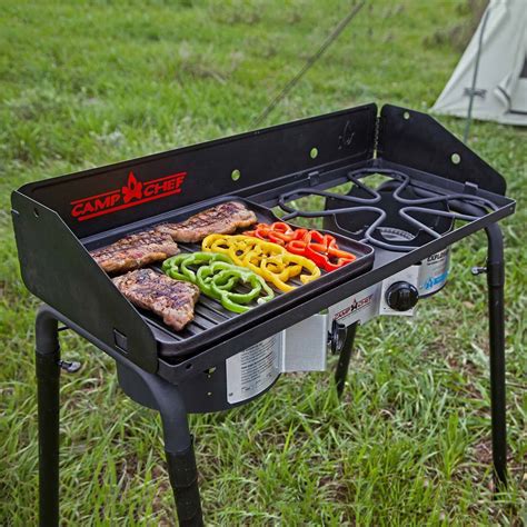 Camp Chef Explorer 2 Burner Camp Stove With Griddle Costco Uk