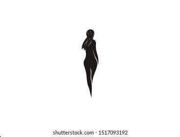Vector Silhouette Sexy Woman Posing Stock Vector Royalty Free Shutterstock