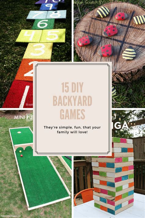These Diy Backyard Games Are As Fun To Make As They Are To Play Easy