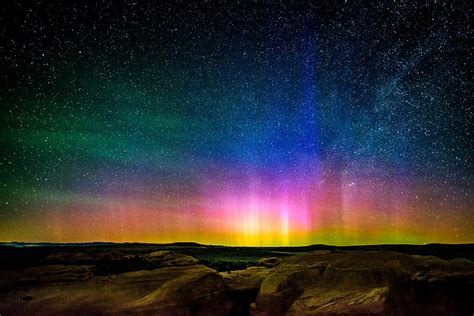 Milky Way Wnorthern Lights Photograph By Dean Bjerke