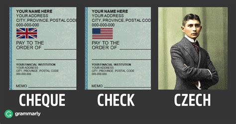 If you're from the united states, reading a canadian check is slightly different from a check from the us. Cheque vs. Check | Grammarly