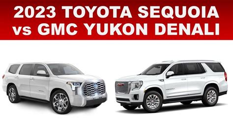 2023 Toyota Sequoia Vs Gmc Yukon Engineer Compares Everything Between