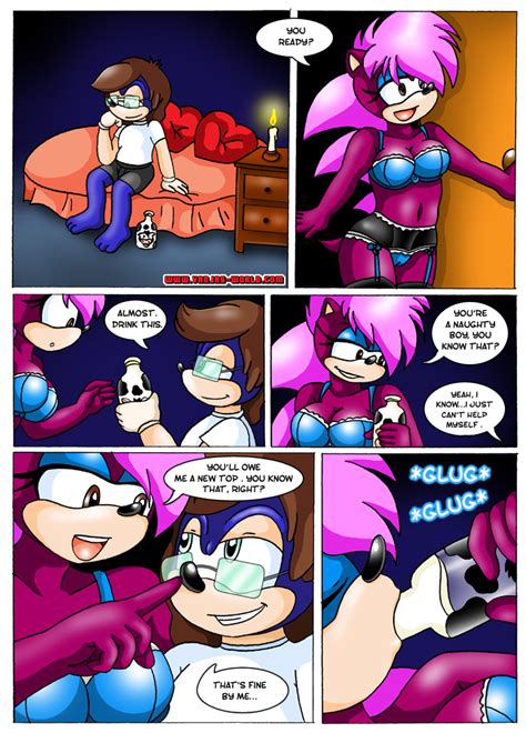 Rule 34 Anthro Comic Female Fur Hedgehog Mammal Sonia The Hedgehog Sonic Series Sonic