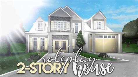 Roblox Bloxburg Story Roleplay House House Build Youtube