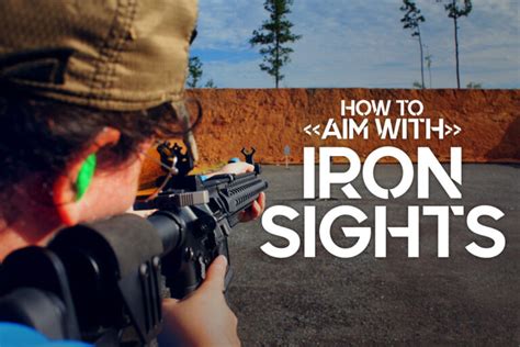 How To Aim With Iron Sights Wideners Shooting Hunting And Gun Blog