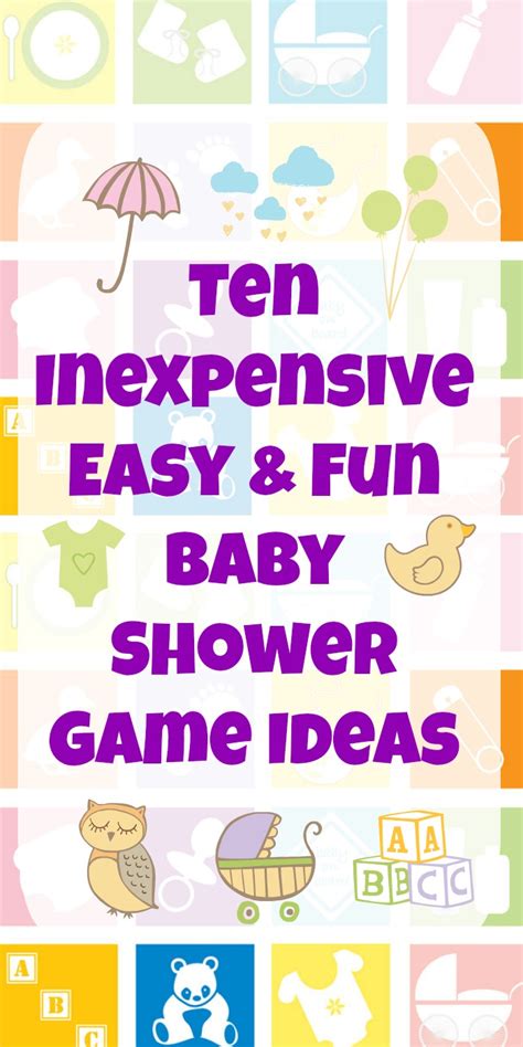 Create bingo cards that have five rows and five columns in it. 10 Inexpensive, Easy & Fun Baby Shower Game Ideas ...