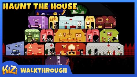 You awaken from your ghost sleep to find your quiet house is full of noisy party guests! Kizi Games Haunt The House → Full Game Walkthrough - YouTube