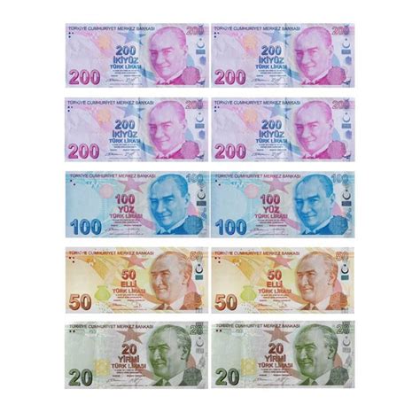Türk Lirası Banknot Temalı Yenilebilir Resimli Pasta Üstü