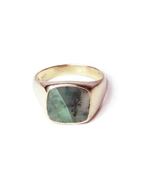Before joining byrdie, the philadelphia native used her love for writing to create stories about fashion, beauty, and fine dining th. Brazilian Emerald Signet Ring | Mens emerald rings, Blue ...