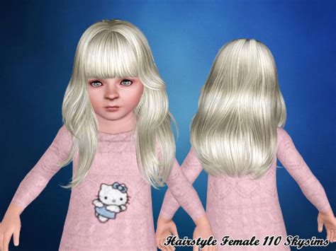 The Sims Resource Skysims Hair Toddler 110