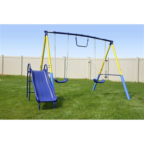 Sportspower My First Metal Swing Set With Slide Buy Online In Uae