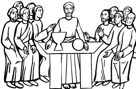 Coloring Pages Of The Last Supper For Kids