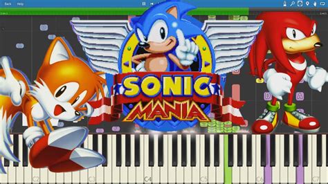 Impossible Remix Sonic Mania Theme Piano Cover Tutorial Youtube