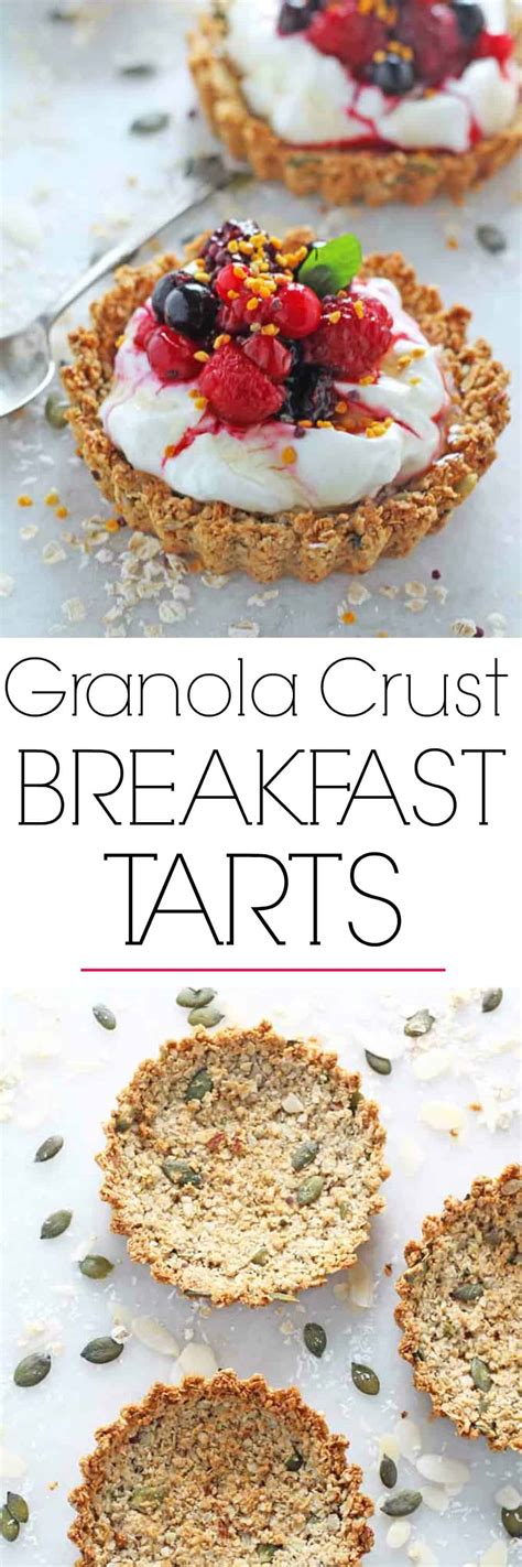 Granola Crust Breakfast Tarts With Yogurt And Berries My Fussy Eater Easy Kids Recipes