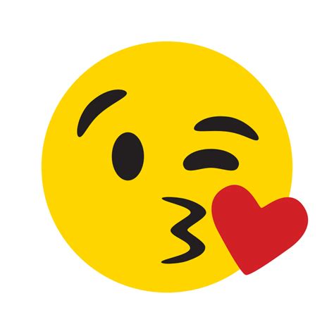 Kiss Emoji Color Openclipart
