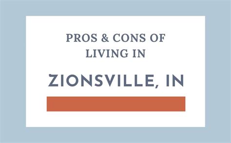 Pros And Cons Of Living In Zionsville Indiana Living In Indianapolis