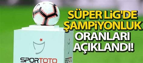 Süper Ligde şampiyonluk Oranları Açıklandı Trabzonspor Haberleri