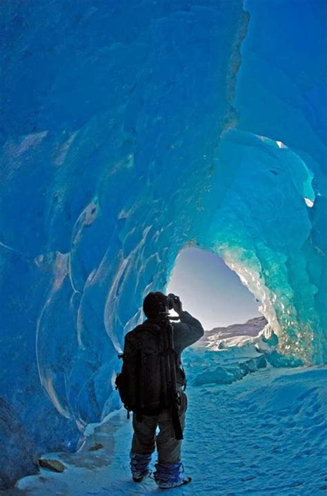 Large Ice Tunnel Wordlesstech Alaska Cruise Scenic Tunnel