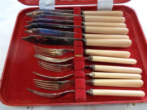 Vintage Silver Plated Sheffield Cutlery Sets