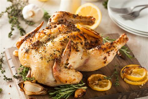 Whole chickens that you buy at the grocery store tend to weigh about 5 to 7 lbs. Oven Roasted Chicken | MCA