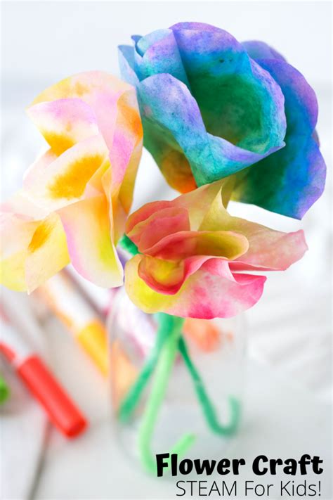 How To Make Coffee Filter Flowers Little Bins For Little Hands