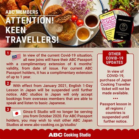 Abc cooking studio malaysia в инстаграм. ABC Passport Update - ABC Cooking Studio Malaysia