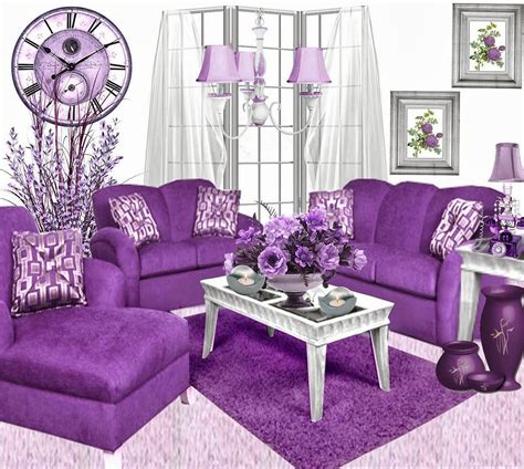 Purple Living Room Set Joanie And Aarons Wedding