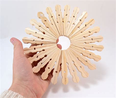Colorful Clothespin Trivets Dream A Little Bigger